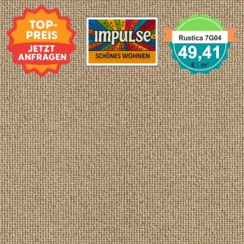 Vorwerk Rustica 7G04 beige Teppichboden – Draufsicht quadratisch